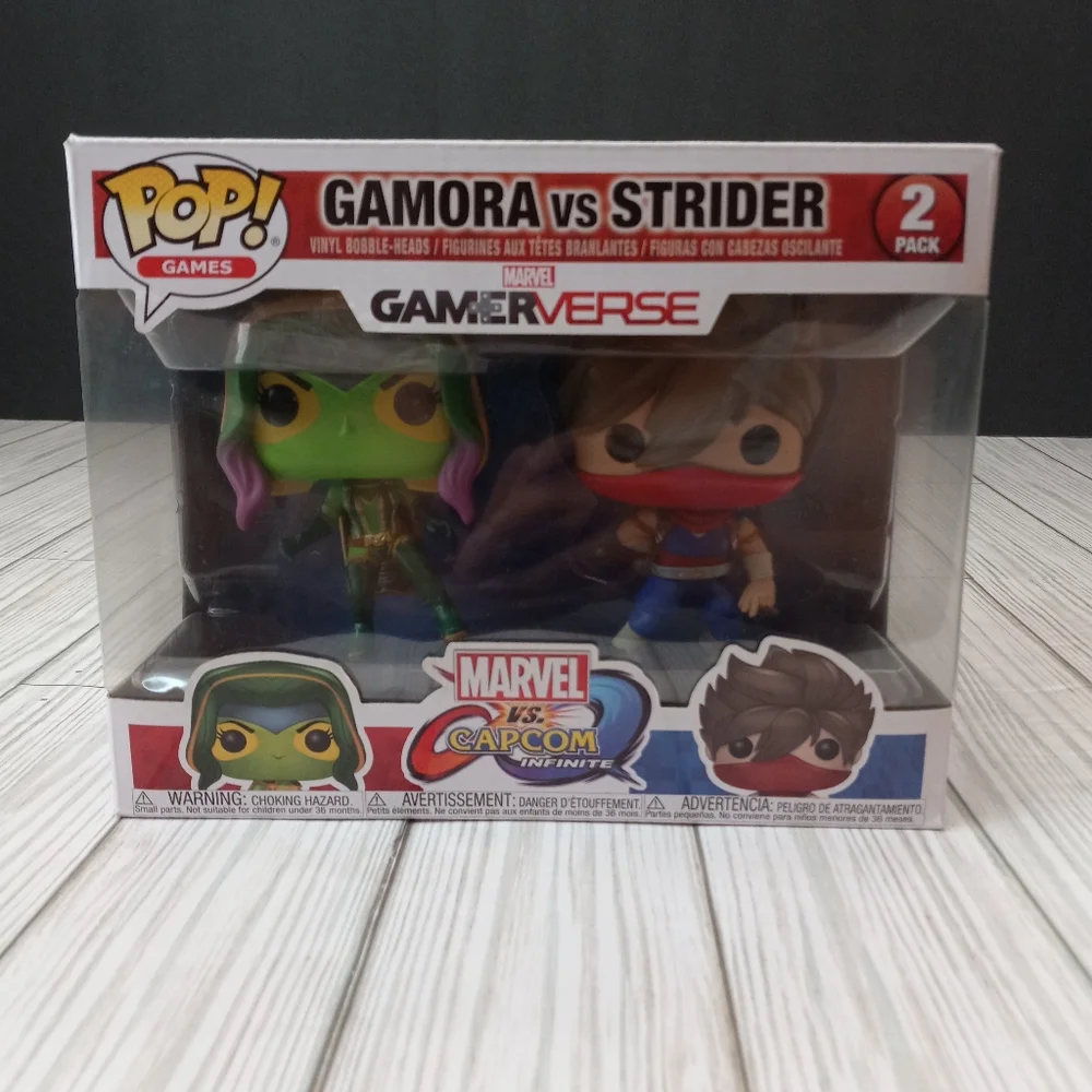 Marvel VS Capcom Gamora & Strider Funko Pop! 2 Pack - Picture 1 of 6